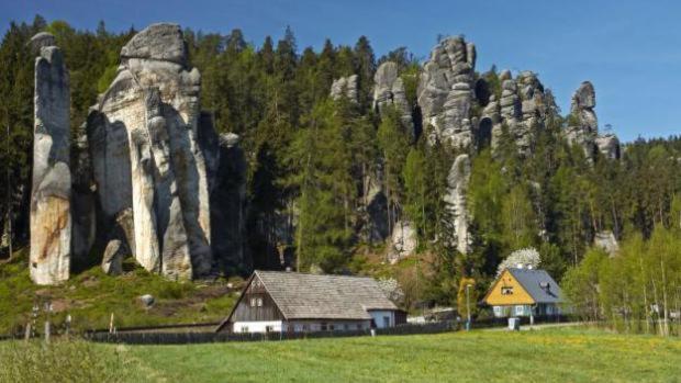 Chalupa Kamenny Vrch Adrspach Теплице-над-Метуи Экстерьер фото